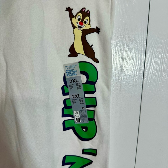 NWT. Primark Disney Chip & Dale sweatpants with elastic waist and pockets. 2X. - Picture 5 of 12